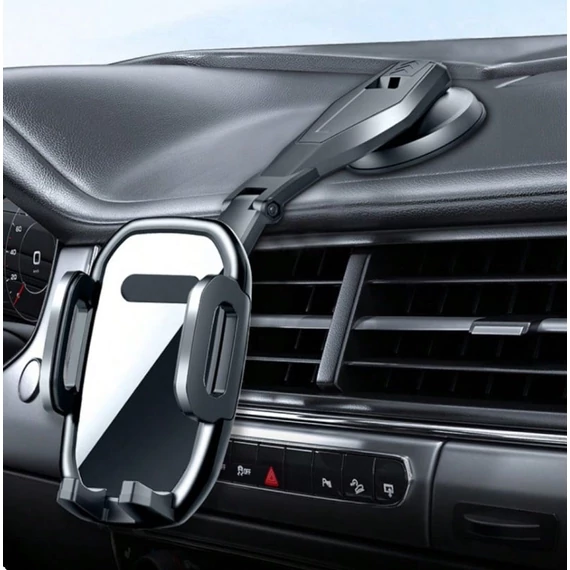 Mobiltelefon tartó műszerfalra tapadókoronggal - univerzális - 4.7-6.7"