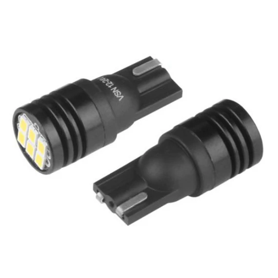 T10 LED izzó 6x3020 SMD 12/24V fehér