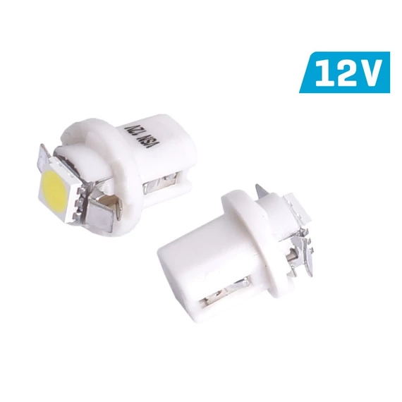 BAX B8.5d LED izzó 12V fehér - műszerfal világítás