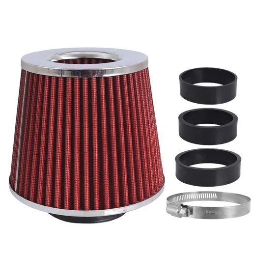 Univerzális sport légszűrő - 155x130x120mm - 60/63/70mm - piros