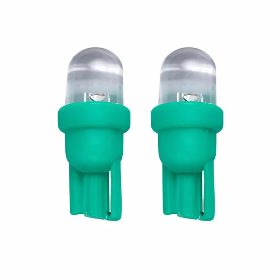 T10 zöld helyzetjelző LED izzó párban