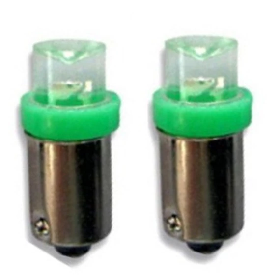 BA9S LED izzó zöld 12V