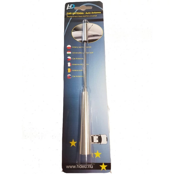 Antenna szár - teleszkópos - kihúzható - univerzális - 3 adapterrel