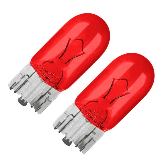 T10 W5W izzó piros - 12V (2 db)
