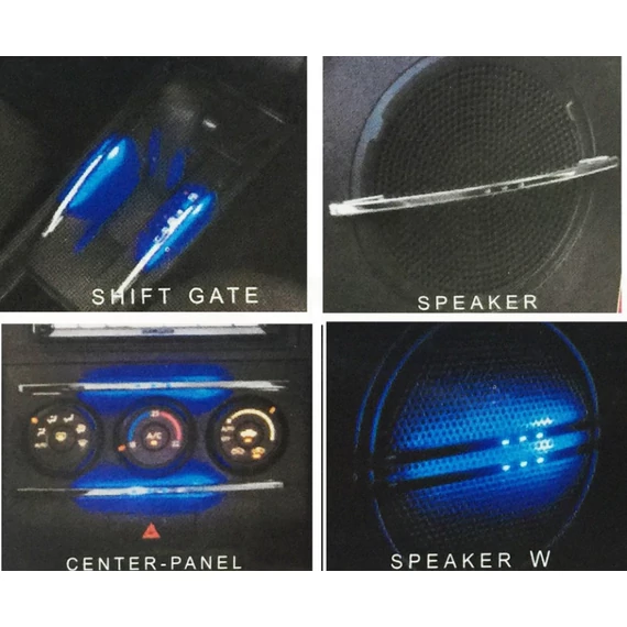 HiFi dekoráció LED - autós belső világítás