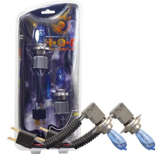 HOD halogén izzó HB3 9005 - 60W - 12V - 5500K - hideg fehér - pár