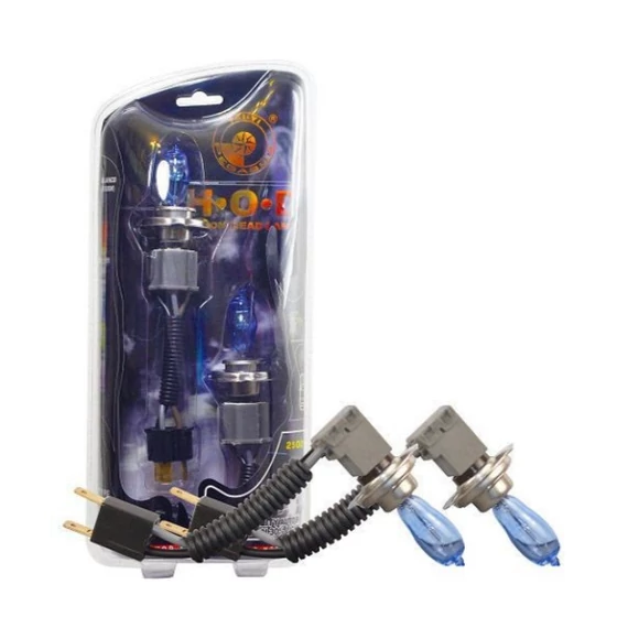 HOD halogén izzó H11 - 55W - 12V - 5500K - jégfehér - pár