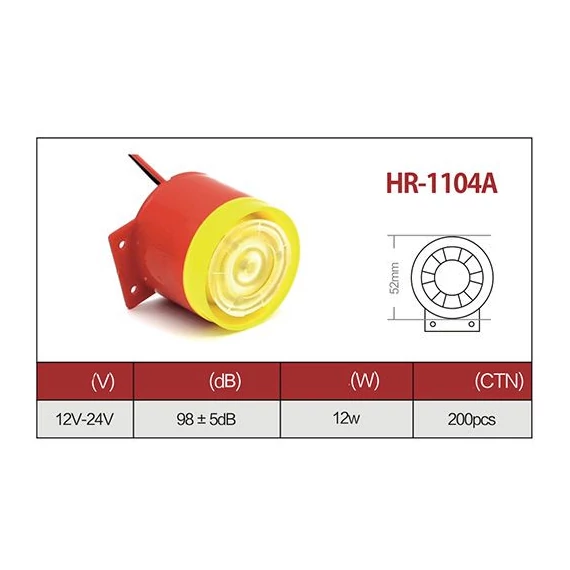 Tolatásjelző csipogó HR1104A