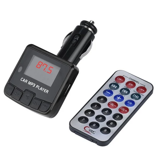 FM transmitter autóba HF-MP3 - microSD USB MP3 lejátszó - LED kijelző