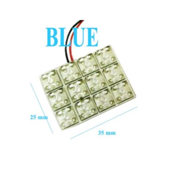 LED panel kék 12 LED 12V