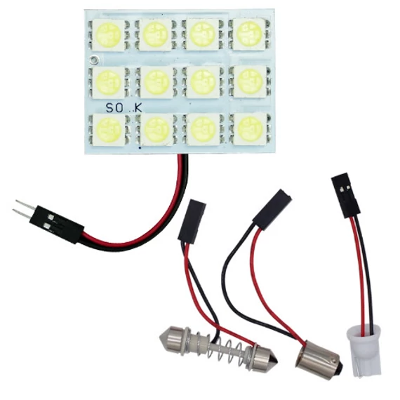 12W 12 LED panel kék