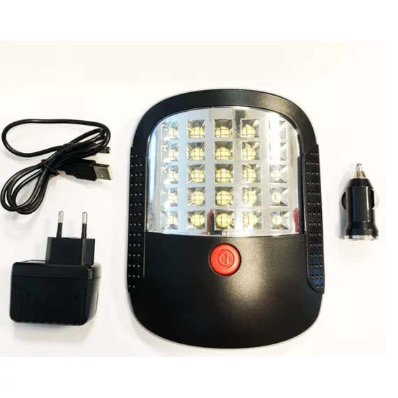 Szerelőlámpa akkumulátoros tölthető COB LED 400 lumen mágneses