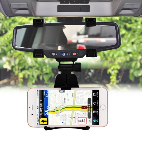 Visszapillantó tükörre rögzíthető PDA tartó - univerzális