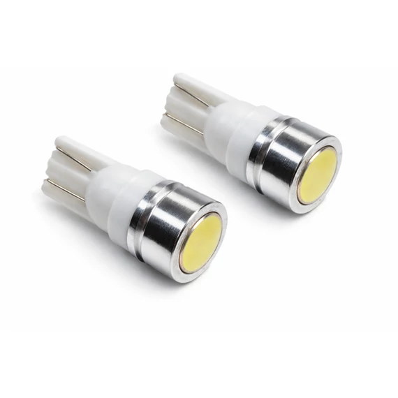 SMD T10 fémházas fehér LED párban