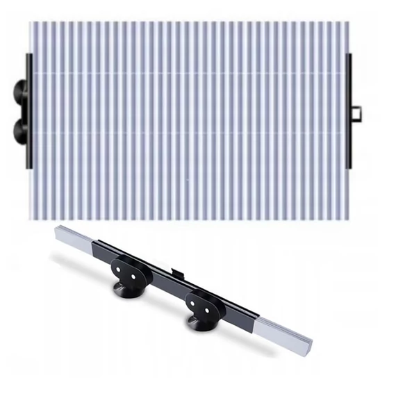 Napvédő roló első szélvédőre - 80x200 cm - tapadókorongos