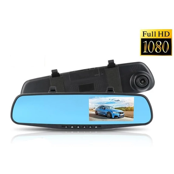 FHD visszapillantó tükörbe épített autós útvonalrögzítő kamera GZ14357