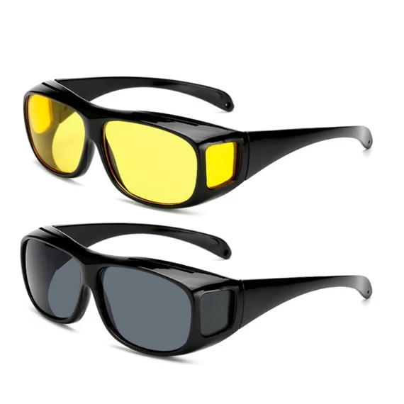 2 db-os éjszakai / nappali látásjavító vezetői szemüveg