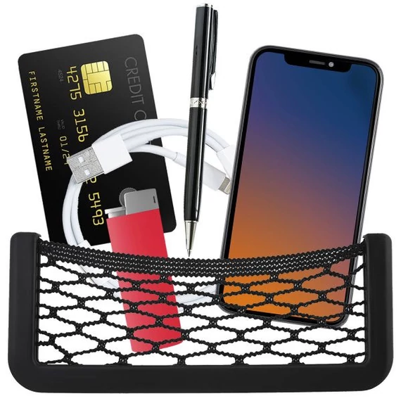 Öntapadós tároló háló autóba - 20x8 cm