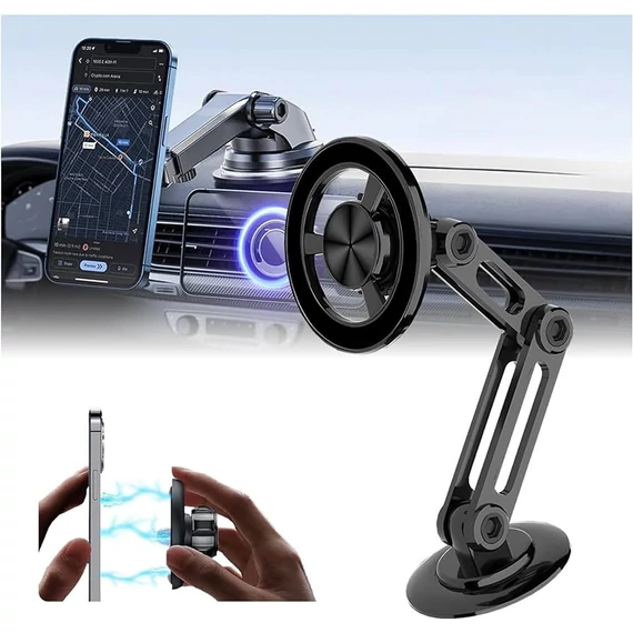 Prémium univerzális mágneses telefontartó - 360° forgatható