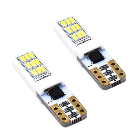 T10 LED izzó 18SMD CANBUS 12-14.8V fehér