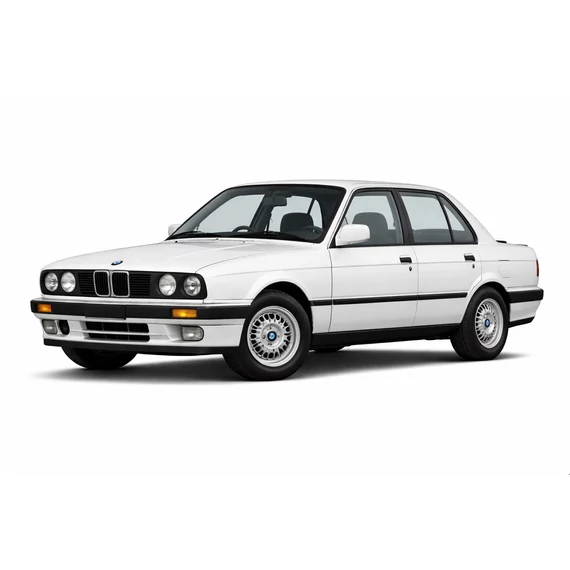 BMW E30 4 ajtó 1987 fehér – típusazonosításhoz