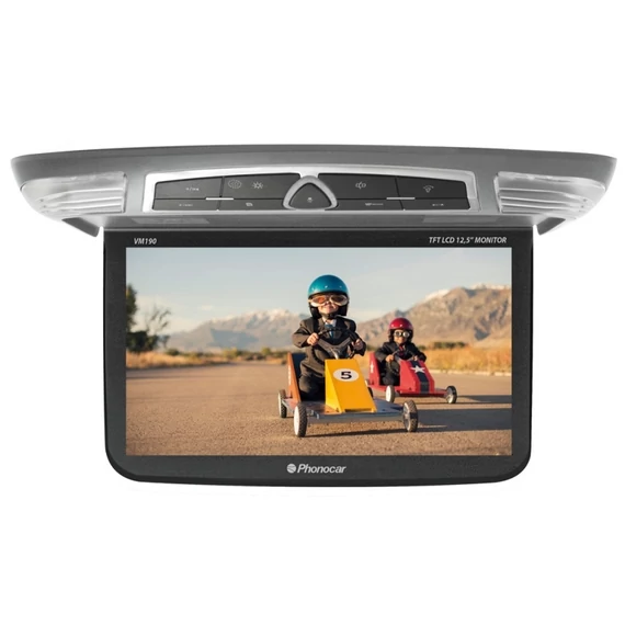 Phonocar VM190 tetőmonitor 12 inch DVD USB SD HDMI RCA