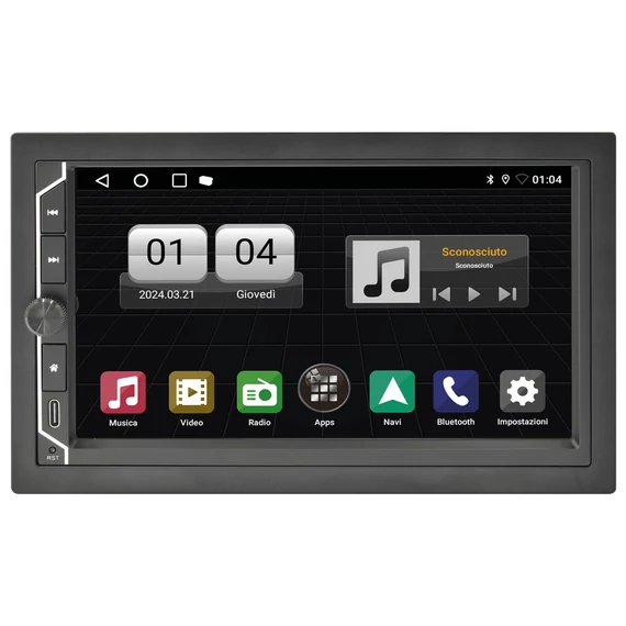 Phonocar VM003 2 DIN autós multimédia Android 12 WiFi Bluetooth 6.75 inch érintőkijelző
