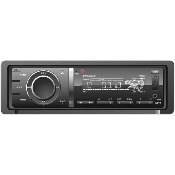 Phonocar VM017 autórádió Bluetooth CD USB SD levehető előlap