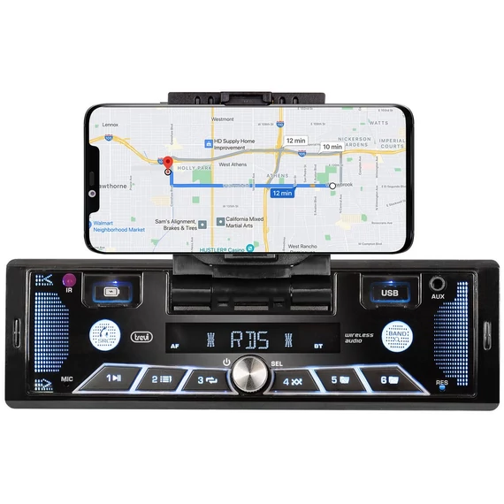 Trevi SCD 5602 BT autórádió Bluetooth USB 7 inch telefontartó