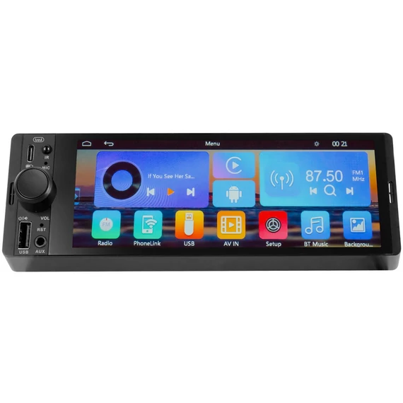 Trevi MDV 6370 DAB autórádió 6.6 inch érintőkijelző DAB+ CarPlay Android Auto