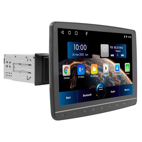 Phonocar VM054 autós multimédia 10.1 inch Android 12 vezeték nélküli CarPlay Android Auto