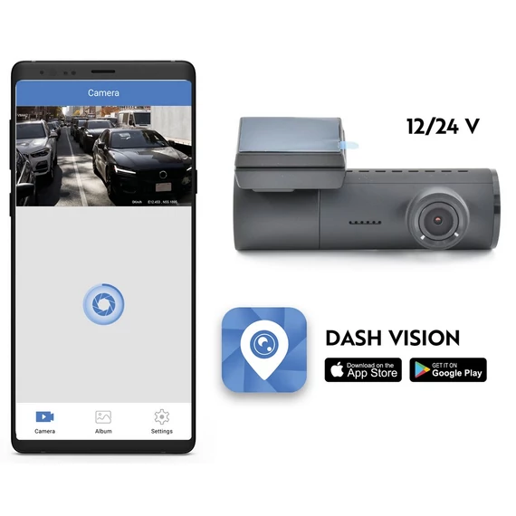 Phonocar VM442 menetrögzítő kamera 2K WiFi GPS 64GB