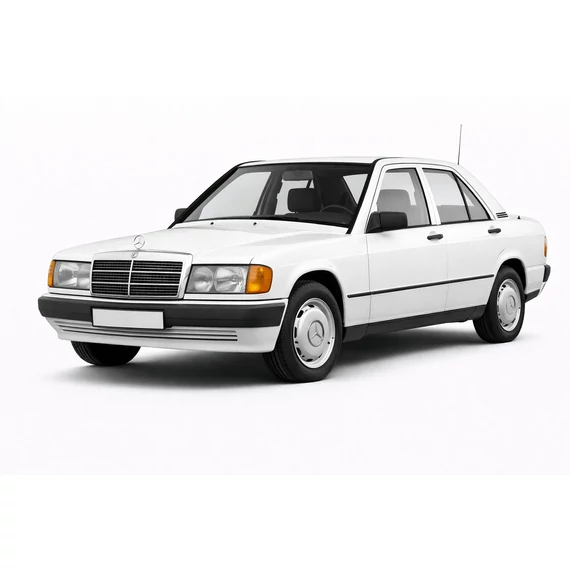 Mercedes W201 4ajtó 1990 - típusazonosító járműkép