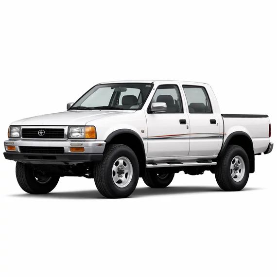 Toyota Hilux 4 ajtó 1993 – fehér hátteres oldalnézeti webshop kép