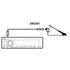 Phonocar 085291 univerzális antenna átalakító adapter DIN-ISO csatlakozóval, 15 cm kábellel