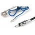 Phonocar 08533 antenna fantomtáp adapter ISO–DIN csatlakozóval, 20 cm, Audi/Fiat/VW kompatibilis