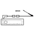 Phonocar 08530 antenna adapter kábel FIAT/PEUGEOT modellekhez, OEM–ISO csatlakozó, 20 cm