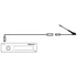 Phonocar 085011 antenna hosszabbító kábel DIN csatlakozókkal, 1,5 méter, autós rádióhoz